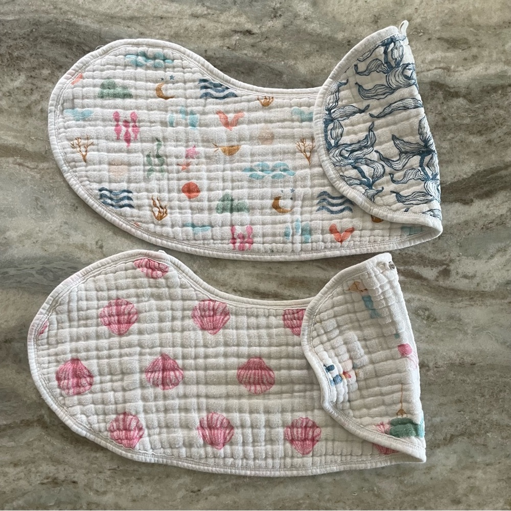 Aden + Anais 100% Cotton Muslin Burpy Bibs